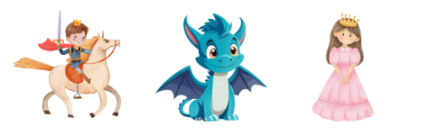 Drache, Prinz, Prinzessin